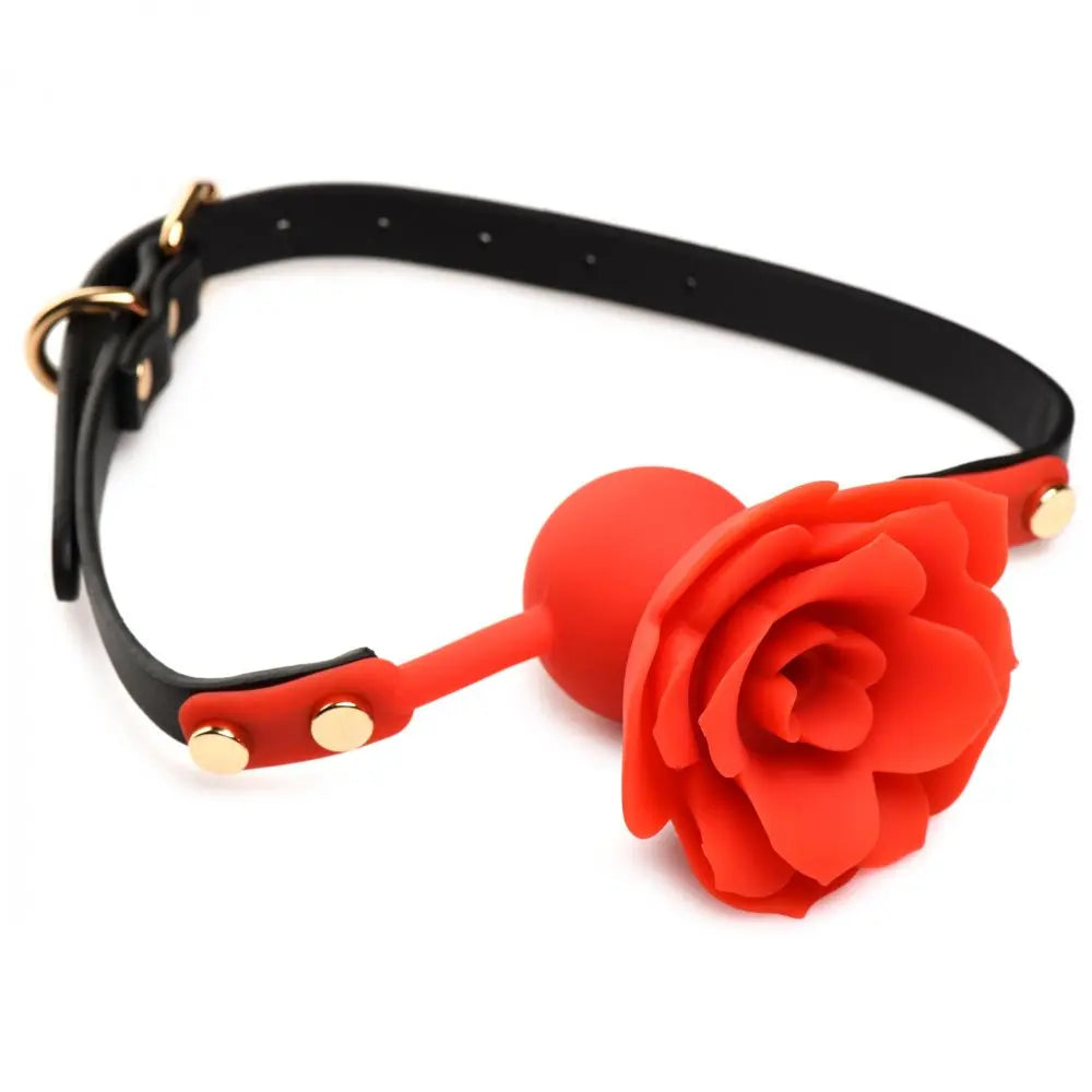 Blossom Silicone Breathable Rose BDSM Gag  Masks, Gags and Blindfolds