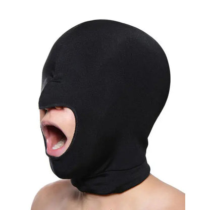 Blow Hole Open Mouth Spandex Bondage Hood  Masks, Gags and Blindfolds