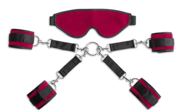 Bond Deluxe Kit Merlot Microvelvet  Hogtie Restraints
