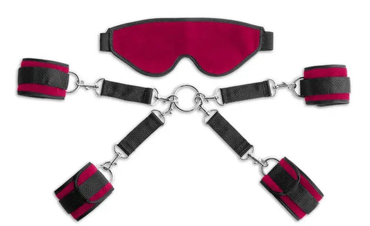 Bond Deluxe Kit Merlot Microvelvet  Hogtie Restraints