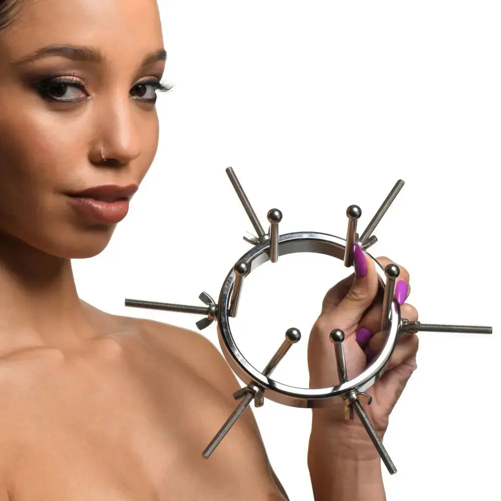 Bondage Anal Expander Oculus Stainless Steel Anal Explorer  Anal Training