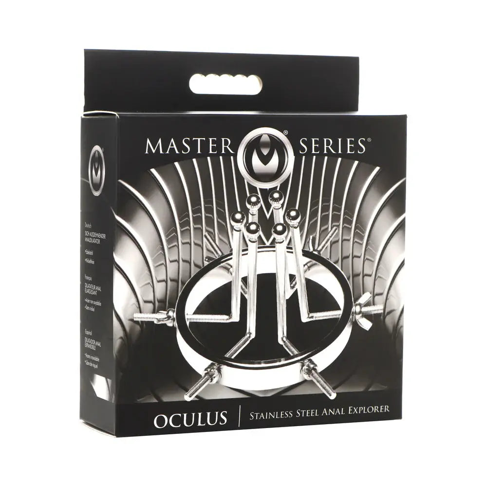 Bondage Anal Expander Oculus Stainless Steel Anal Explorer  Anal Training