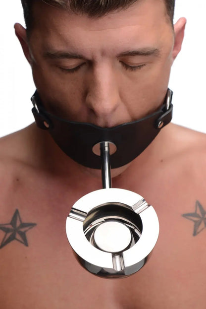 Bondage Ashtray Ball Gag BDSM Human Furniture Accessories  Masks, Gags and Blindfolds