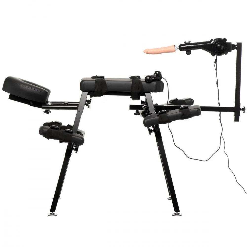 Bondage Bench with Sex Machine  Spanking Bench