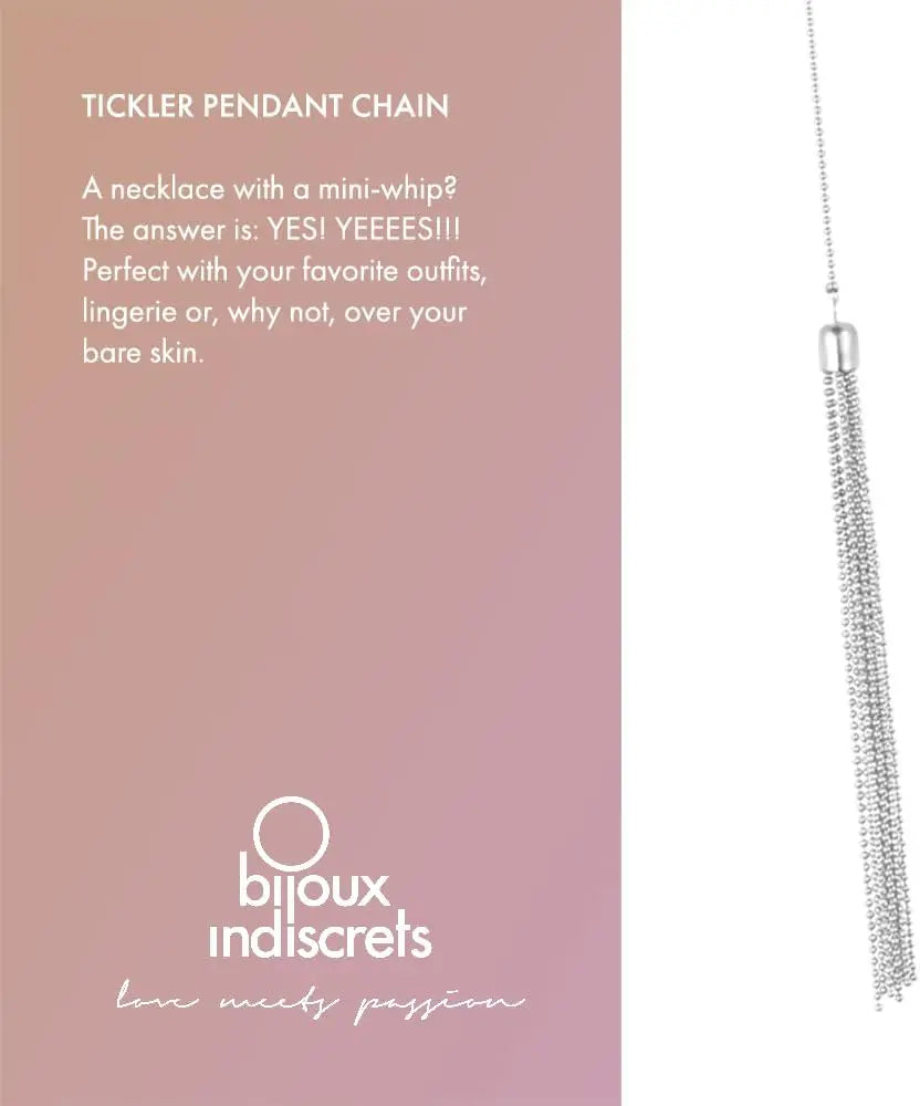 Bondage Day Collar Bijoux Indiscrets Magnifique BDSM Collar with Tickler Pendant  Collars and Leads