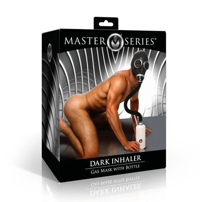 Bondage Degrading Mask Dark Inhaler Gas Mask with Bottle  Masks, Gags and Blindfolds