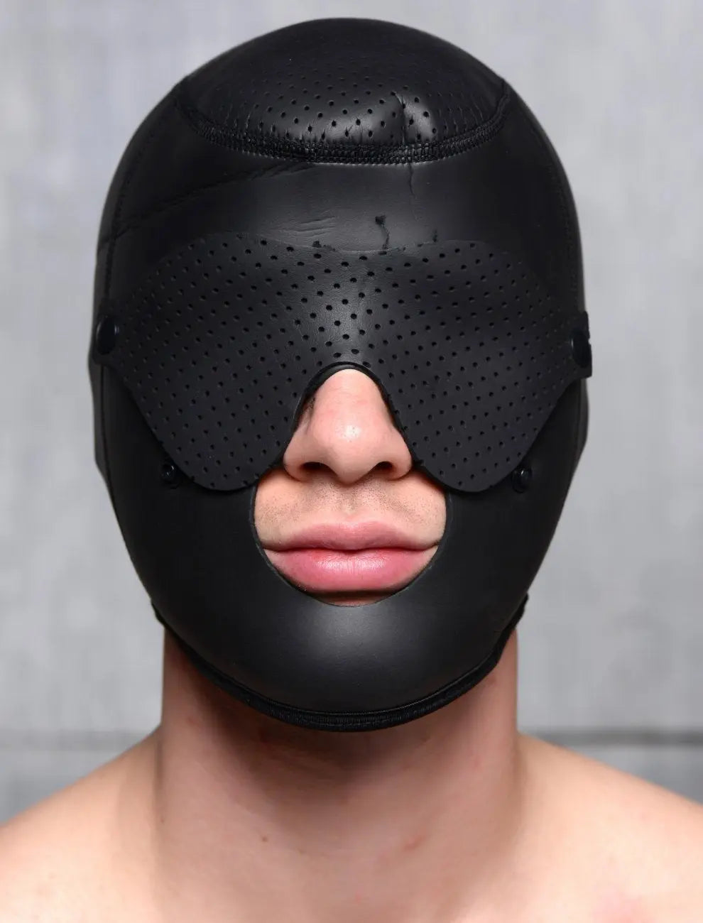 Bondage Hood Scorpion Hood With Removable Blindfold and Face Mask  Masks, Gags and Blindfolds