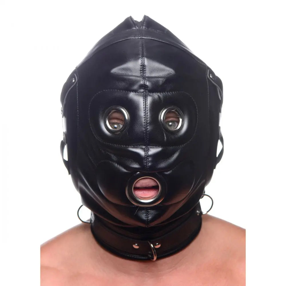 Bondage Hood with Penis Gag  Masks, Gags and Blindfolds