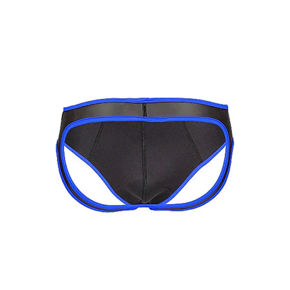 Bondage Pet Roleplay Puppy Play Neoprene Jockstrap Blue L/XL BDSM Puppy Play  BDSM Pet Play