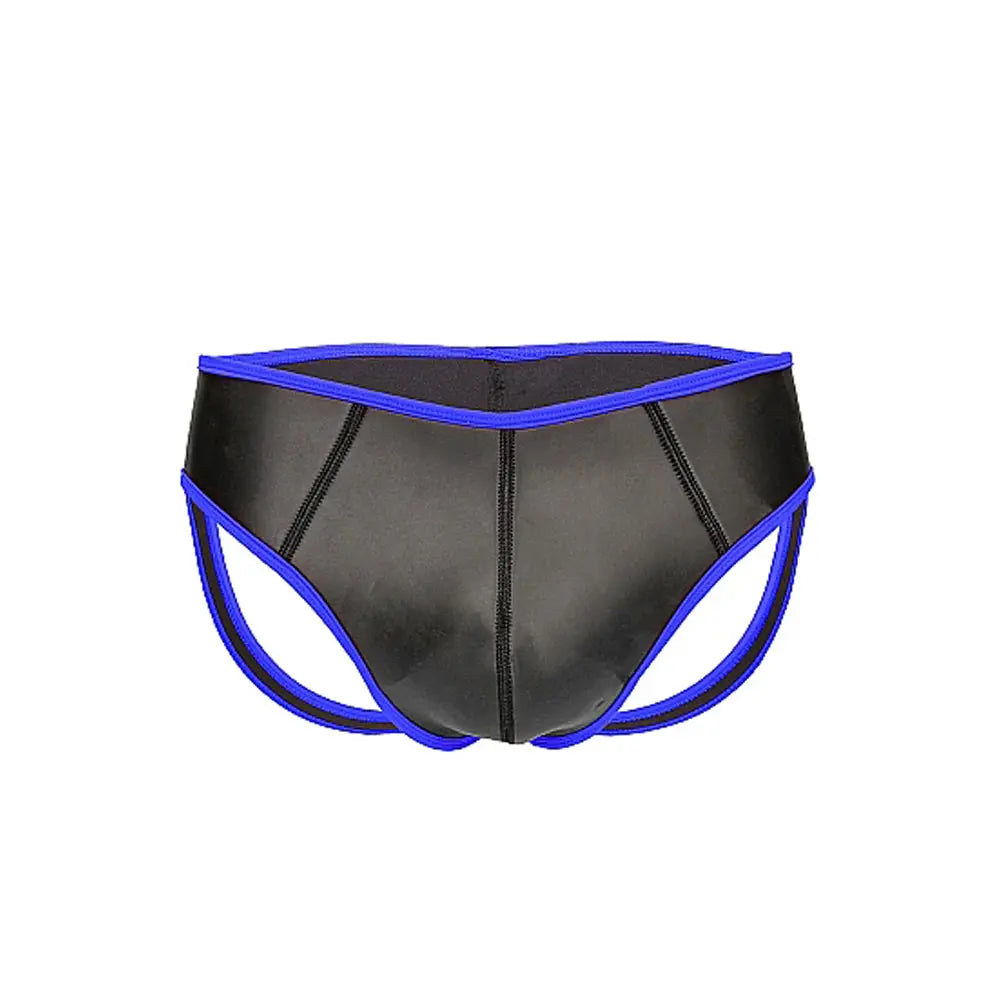 Bondage Pet Roleplay Puppy Play Neoprene Jockstrap Blue L/XL BDSM Puppy Play  BDSM Pet Play