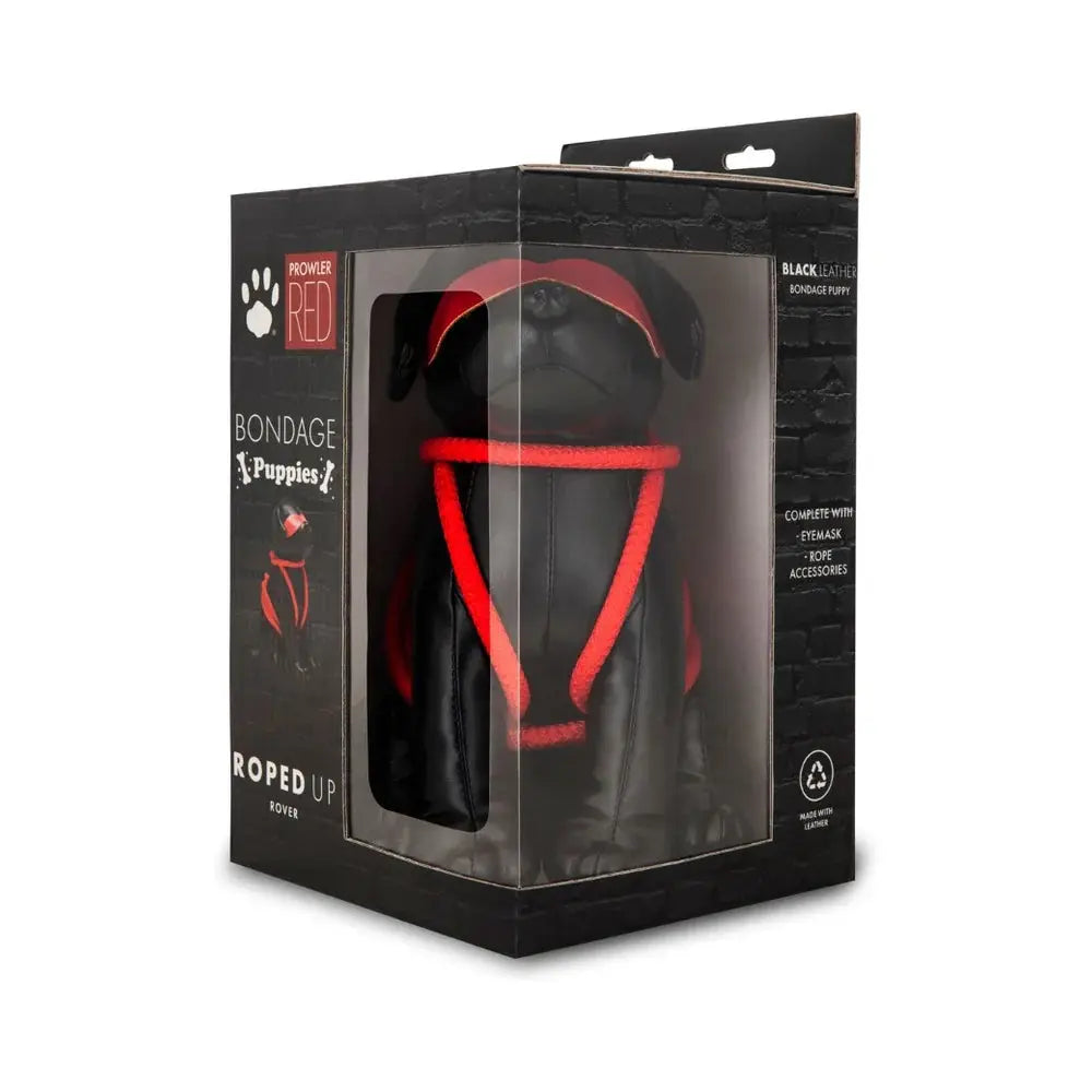 Bondage Puppies Adult Stuffed Animal  - Prowler RED Roped Up Rover  Novelties - Gag Gifts