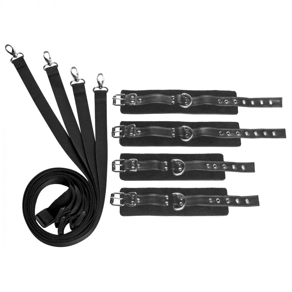 Bondage Restraint System Frisky 8 Piece Restraint Set  Restraints and Cuffs