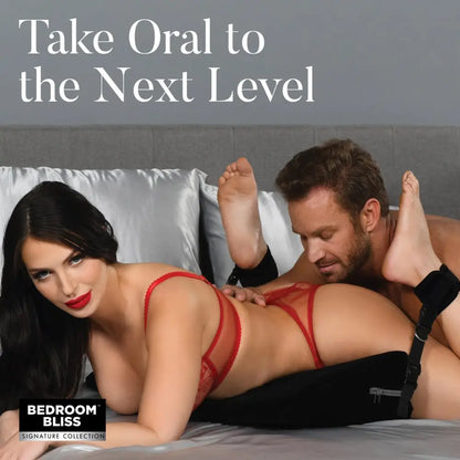 Bondage Sex Wedge Pillow - Cushion Sex Pillow with BDSM Restraints  Sex Position Aid