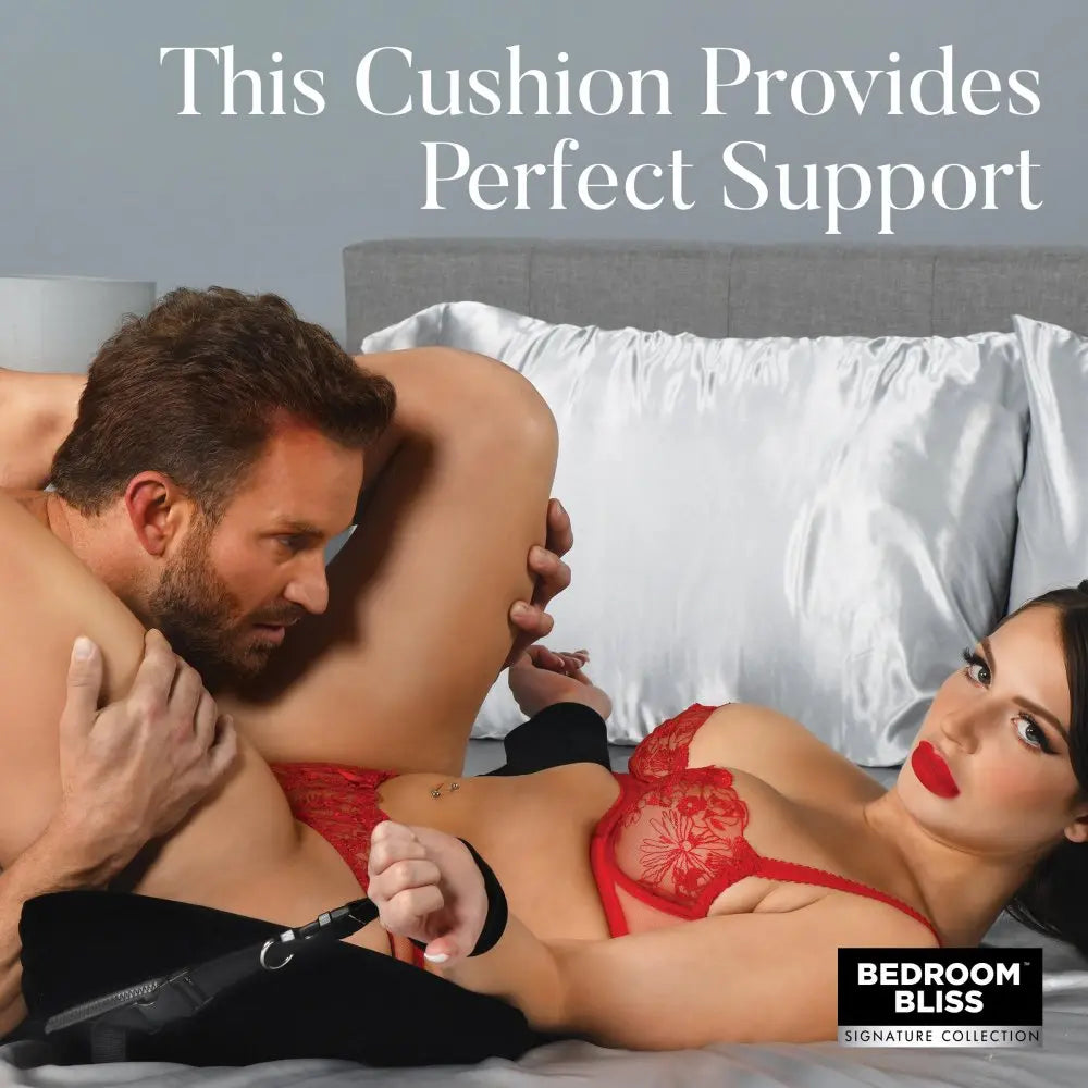 Bondage Sex Wedge Pillow - Cushion Sex Pillow with BDSM Restraints  Sex Position Aid