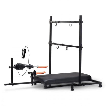 Bondage Table Breed Master Breeding Stand with Sex Machine  Dungeon Furniture and Accessories