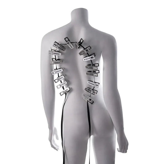 Bondage Zipper Body Zipper Clothes Pins  Bondage Pincher