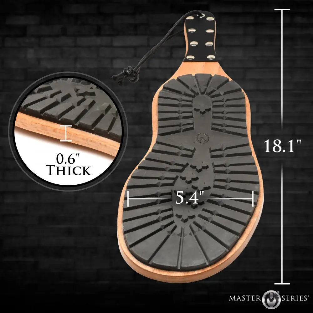 Boot Tread Paddle - Sexy Spanking Paddle  Impact Play