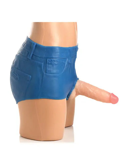 Booty Shorts 6 Inch Dildo Strap On Harness - Medium Dildo Shorts  Strap-Ons & Harnesses