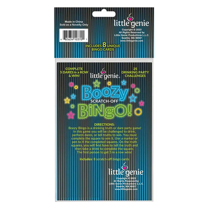 Boozy Bingo Adult Drinking Game  Games - Adult Party Games