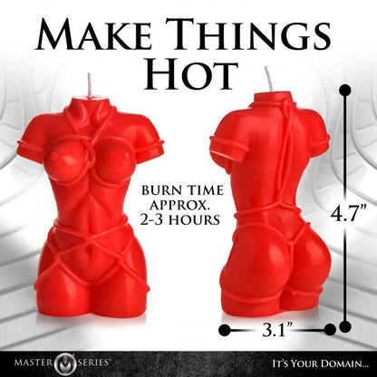 Bound Goddess Drip Candle Sex Wax - Red  Lubes, Lotions and Accessories