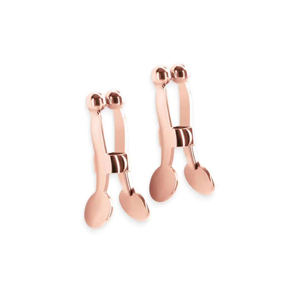 Bound Nipple Clamps C1 Rose Gold Nipple Clips  Fetish - Nipple Clips Clamps & Suckers