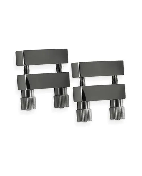 Bound Nipple Clamps Nipple Vice - Gunmetal Nipple Press  Nipple and Clit Toys