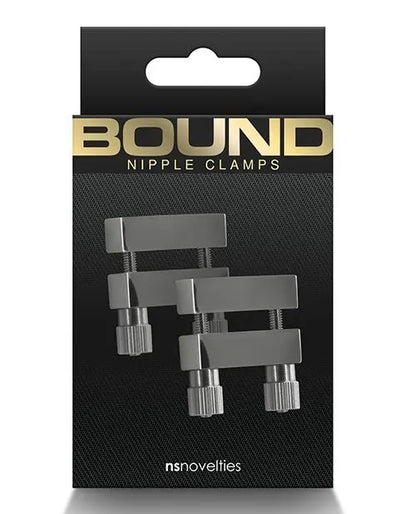 Bound Nipple Clamps Nipple Vice - Gunmetal Nipple Press  Nipple and Clit Toys