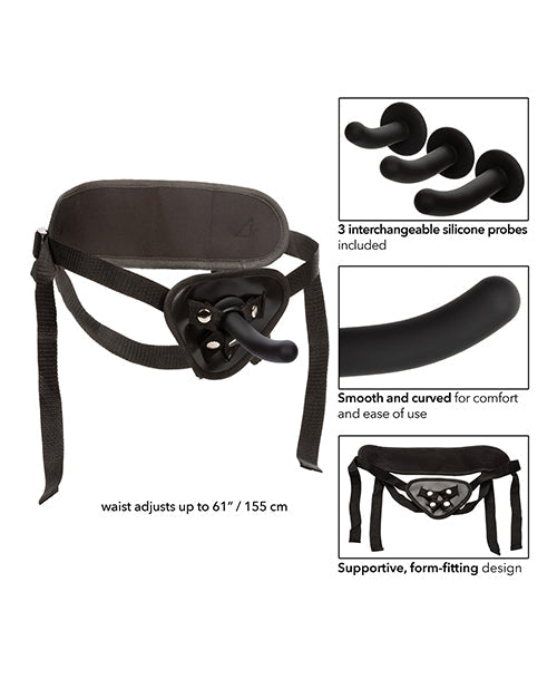 Boundless Silicone Curve Pegging Kit Beginner Pegging Set Anal Training  Strap-Ons & Harnesses