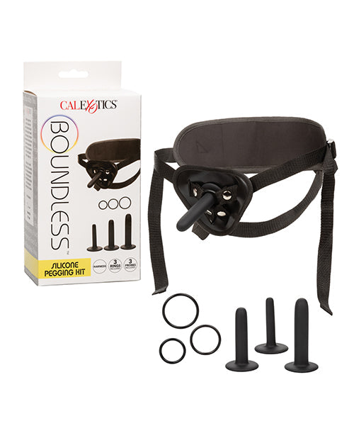 Boundless Silicone Pegging Kit Beginner Pegging Anal Training Set  Strap-Ons & Harnesses