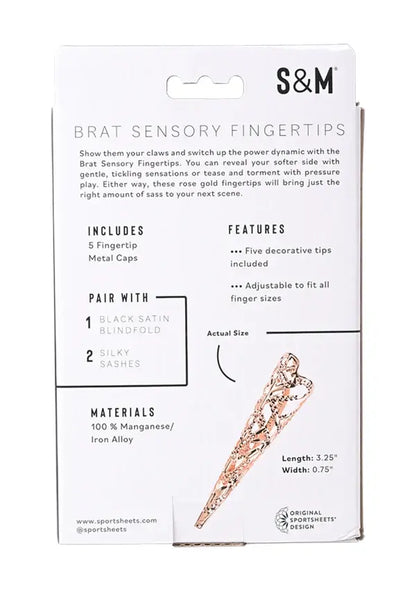Brat Sensory Fingertips  BDSM
