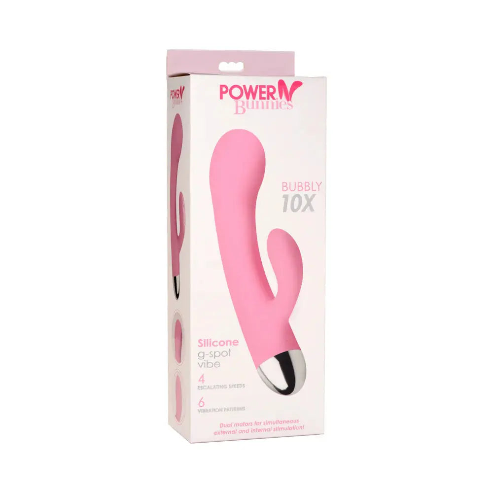 Bubbly 10X Silicone G-Spot Rabbit Vibrator Sex Toy  Rabbit Vibrators