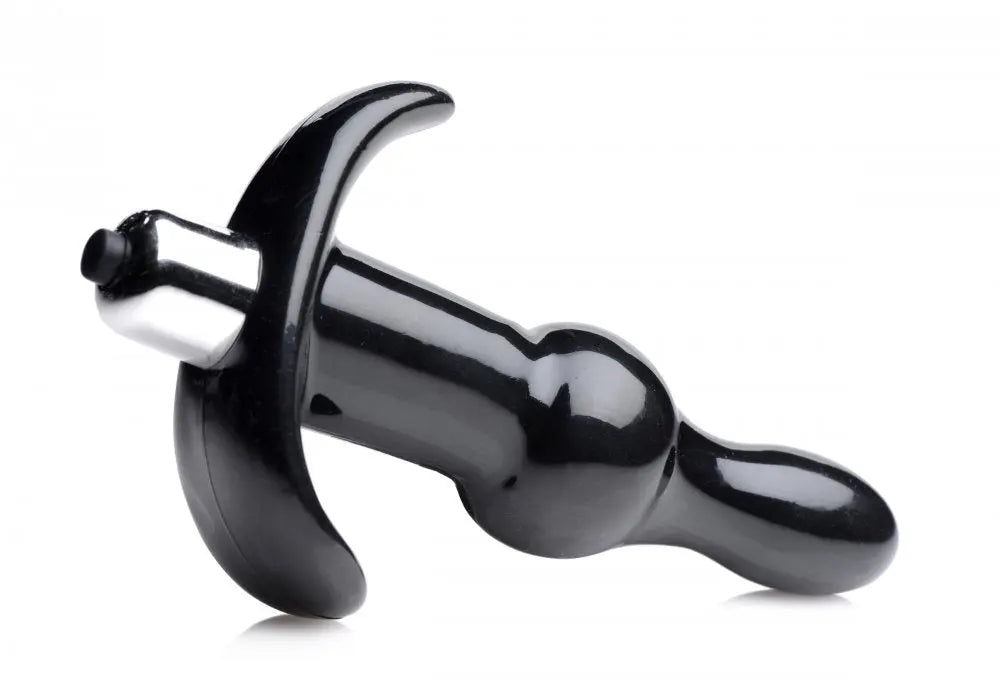 Bumpy Vibrating Anal Plug Sex Toy - Black  Vibrating Anal Sex Toy