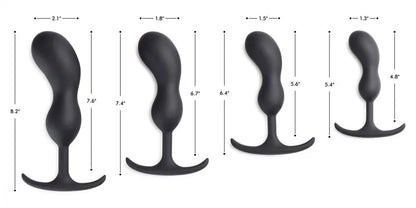 Butt Plug Anal Sex Toy Premium Silicone Weighted Prostate Plug - Medium  Prostate Play