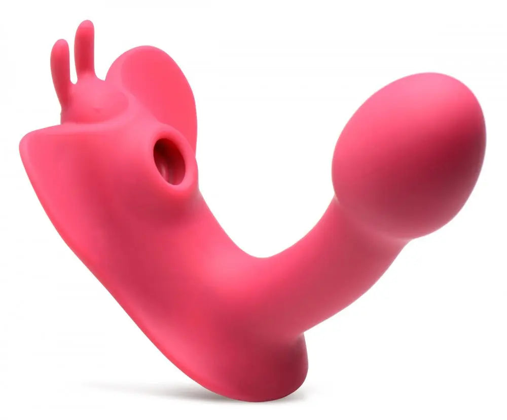 Butterfly Tease 10X Clitoral Suction Silicone Stimulator - Bound By Desire