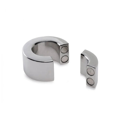 CBT Toys Cock and Ball Torture Ball Stretcher Magnetic Stainless Steel Ball Stretcher - 30mm  Cock and Ball Torture