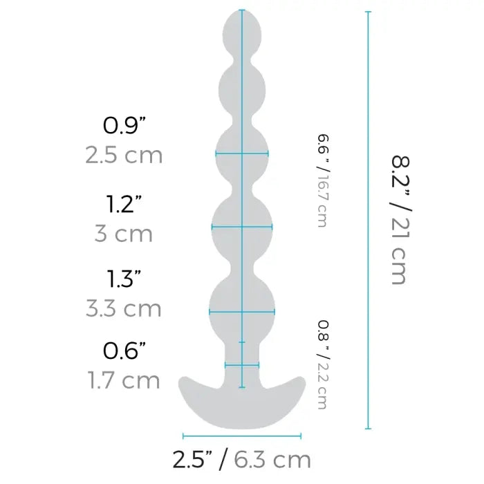 CINCO ANAL BEADS | BLACK  Anal