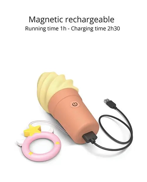 Cand’ice Ice Cream Vibrator – Compact Powerful Clitoral Stimulator  Clitoral Stimulators