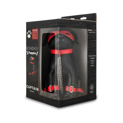 Captain Chains BDSM Stuffed Puppy Plush  Novelties - Gag Gifts