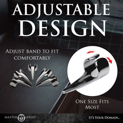 Clawed 5pc Sensation Play Bondage Toys Claw Rings  Bondage Gear