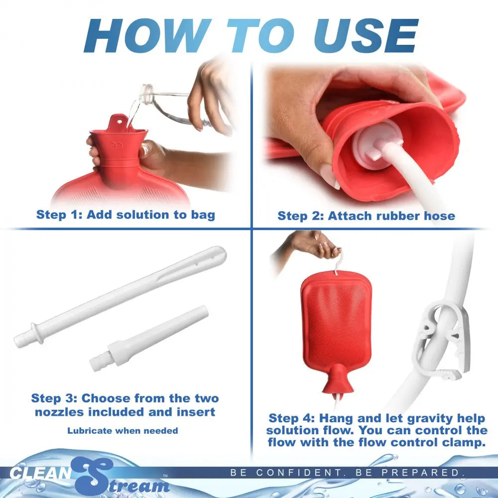 CleanStream Water Bottle Enema Douche Kit  Medical