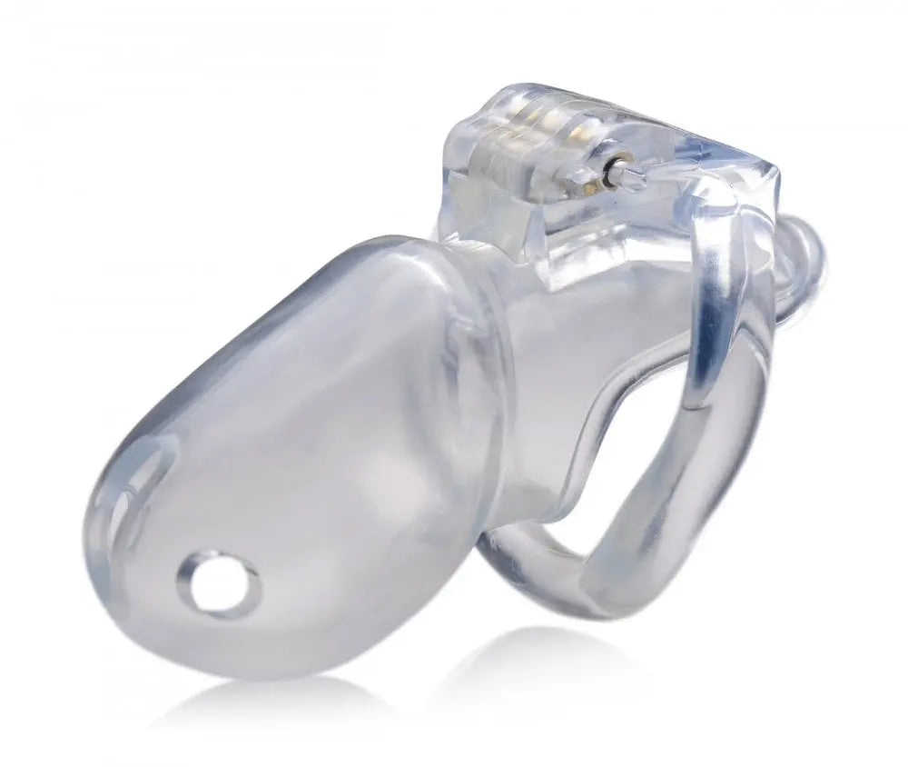 Clear Captor Chastity Cage - Large BDSM Cock Cage  Chastity