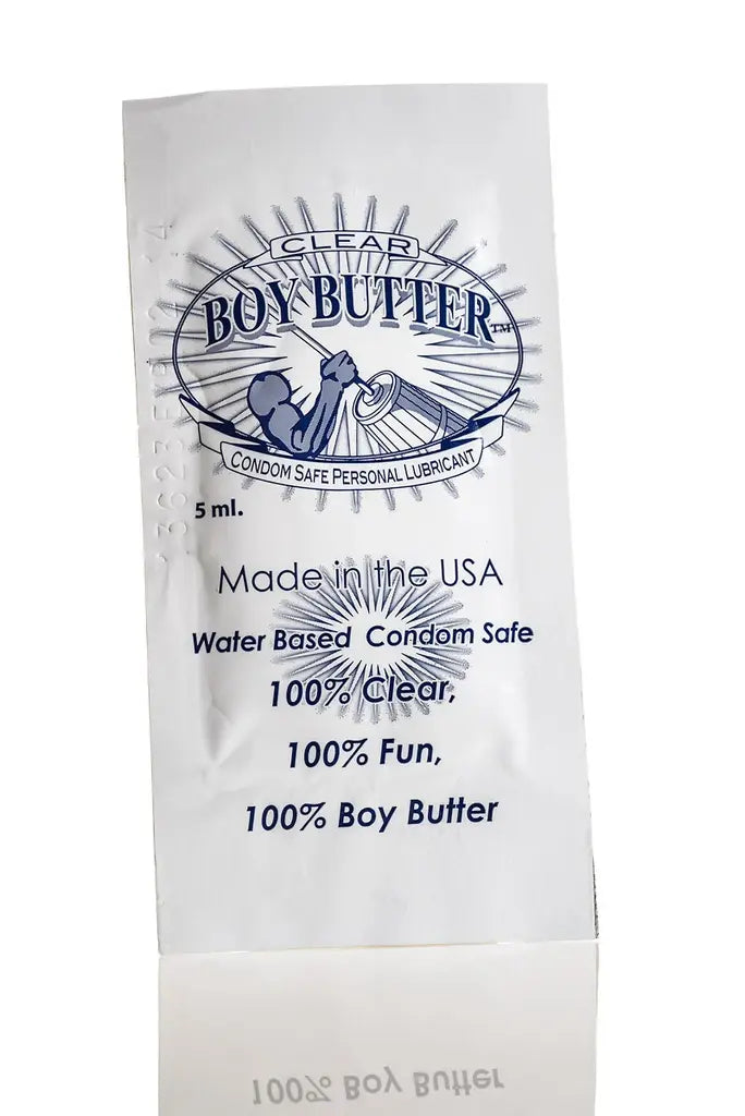 Clear Formula Single Use Packet  Lubes, Lotions and Accessories