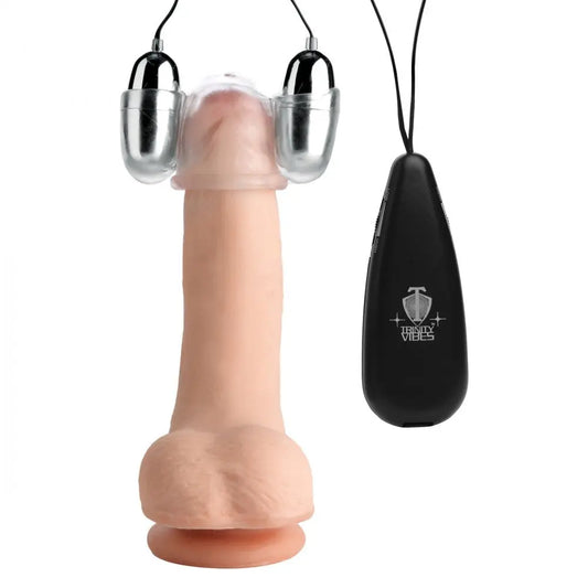 Clear Multi-Speed Vibrating Penis Head Teaser Sex Toy for Men Penis Vibrator  Sex Toy for Men