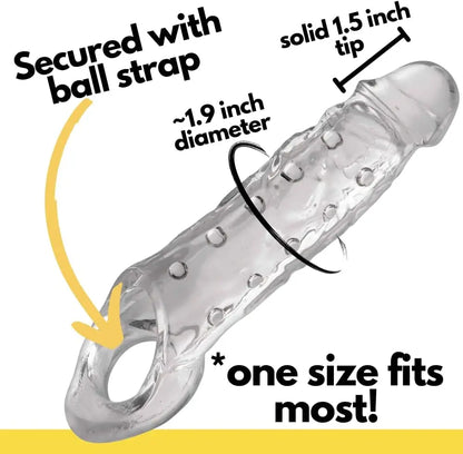 Clearly Ample Penis Enhancer Penis Sleeve  Penis Extenders and Sleeves
