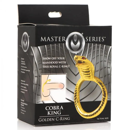 Cobra King Golden Metal Cock Ring Sex Toy  Cock Rings