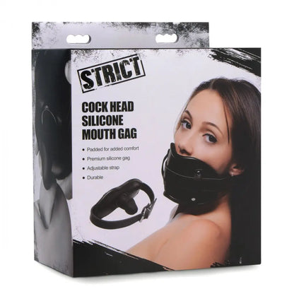 Cock Head Mouth Gag Silicone Dildo Mask  Masks, Gags and Blindfolds
