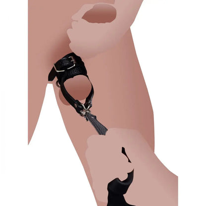 Cock Leash Ball Stretcher With Leash CBT Sex Toy Femdom  Cock and Ball Torture