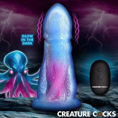 Cocktopus Deluxe Glow Vibrating Dildo Silicone Octopus Sex Toy  Fantasy Dildos