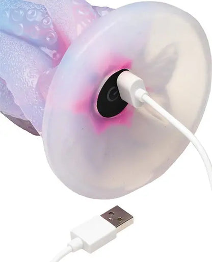 Cocktopus Deluxe Glow Vibrating Dildo Silicone Octopus Sex Toy  Fantasy Dildos