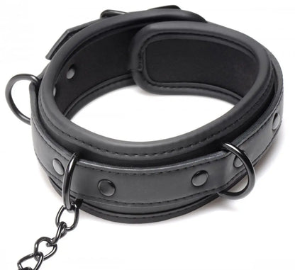 Collared Temptress BDSM Collar with Nipple Clamps - Nipple Clamps with Chain  Collars and Leads